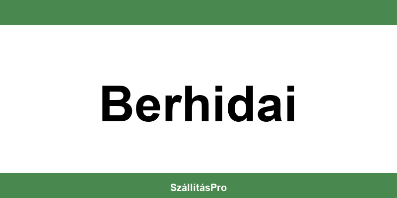 Magyar Posta Berhidai nyitvatartás és telefonszám